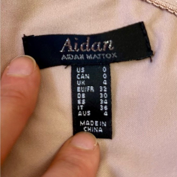 Aidan Mattox champagne dress size0 - Picture 15 of 16